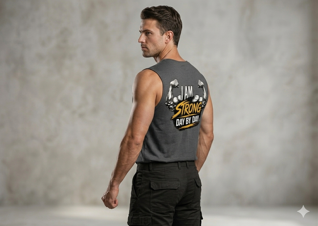 PROPRANO | Men's Sleeveless T-Shirt | DAILY WORKOUT | GYM T- SHIRT | GYM WORKOUT |