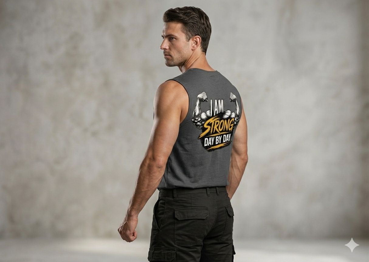 PROPRANO | Men's Sleeveless T-Shirt | DAILY WORKOUT | GYM T- SHIRT | GYM WORKOUT |